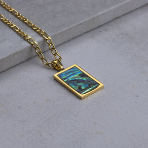 Shiny Rectangle Shape Necklace